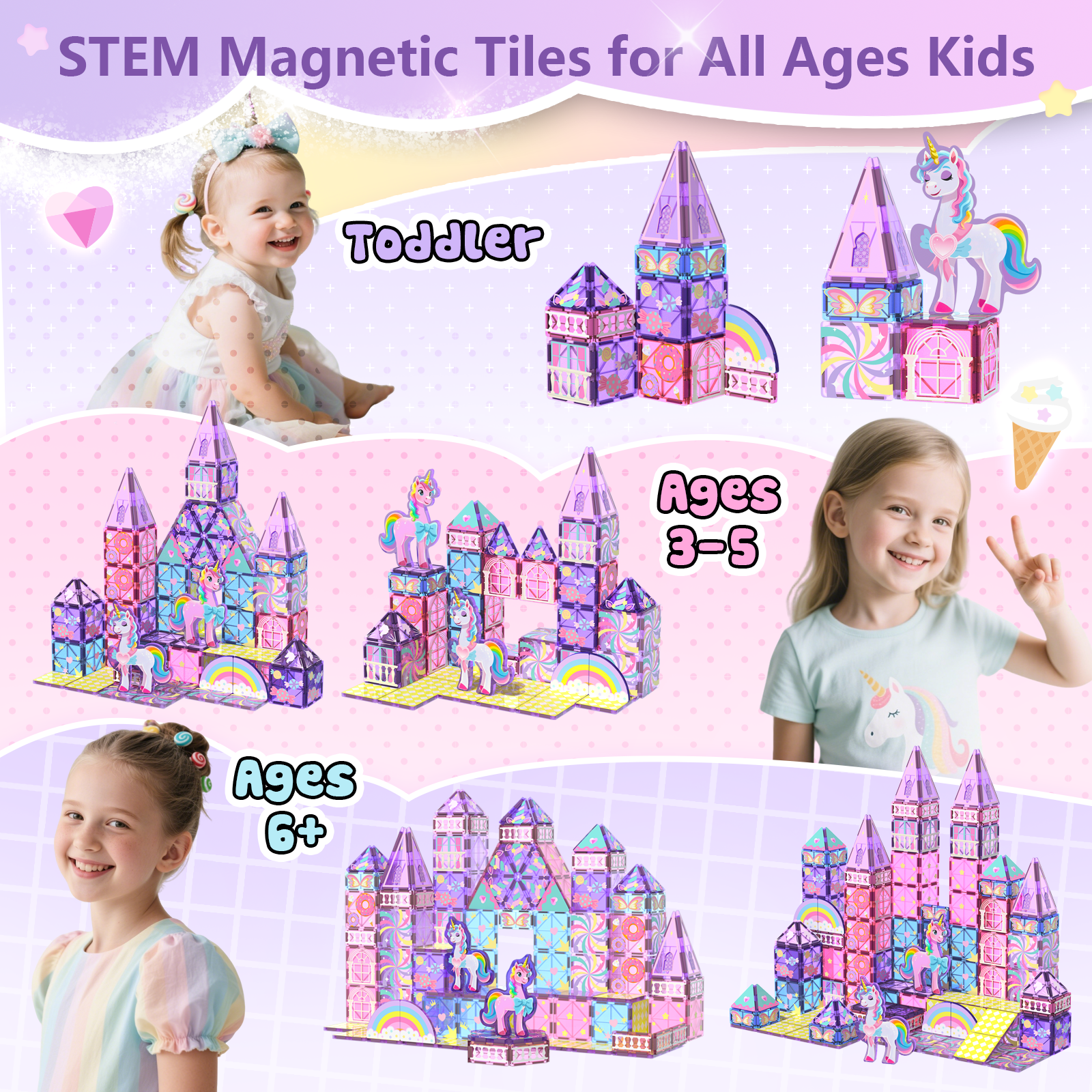GobiDex Magnetic Tiles (Unicorn)