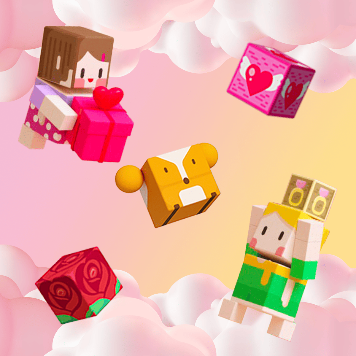 GobiDex Magnetic Building Cubes (Heartsblock)