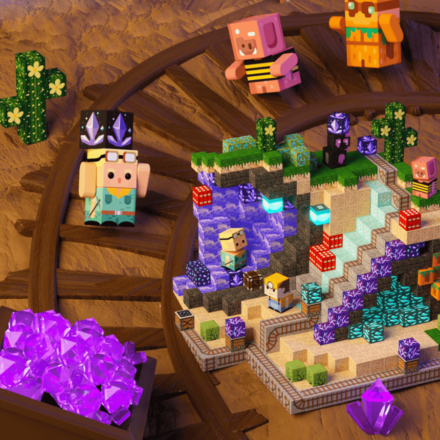 GobiDex Magnetic Building Cubes (Gemfire Hollow)