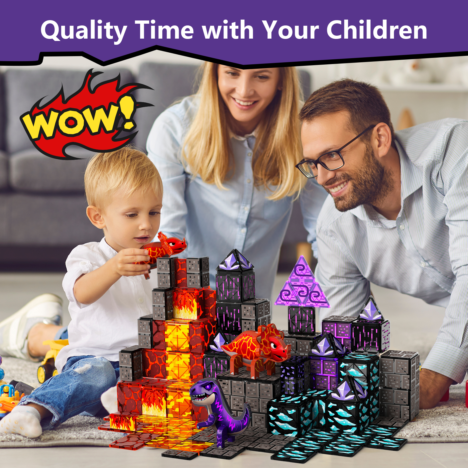 GobiDex Magnetic Tiles (Dinosaur)
