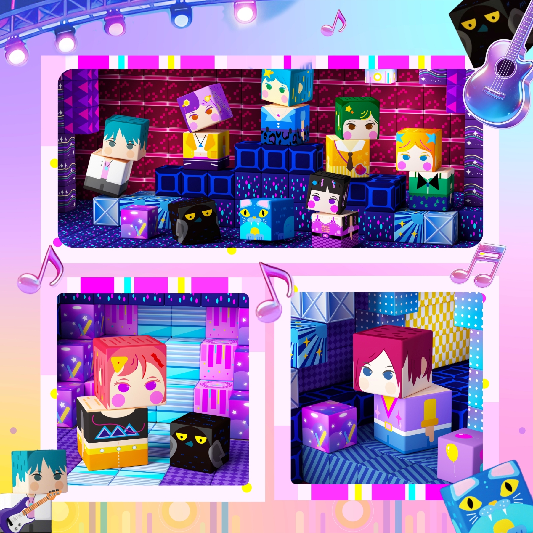 GobiDex Magnetic Building Cubes Mini