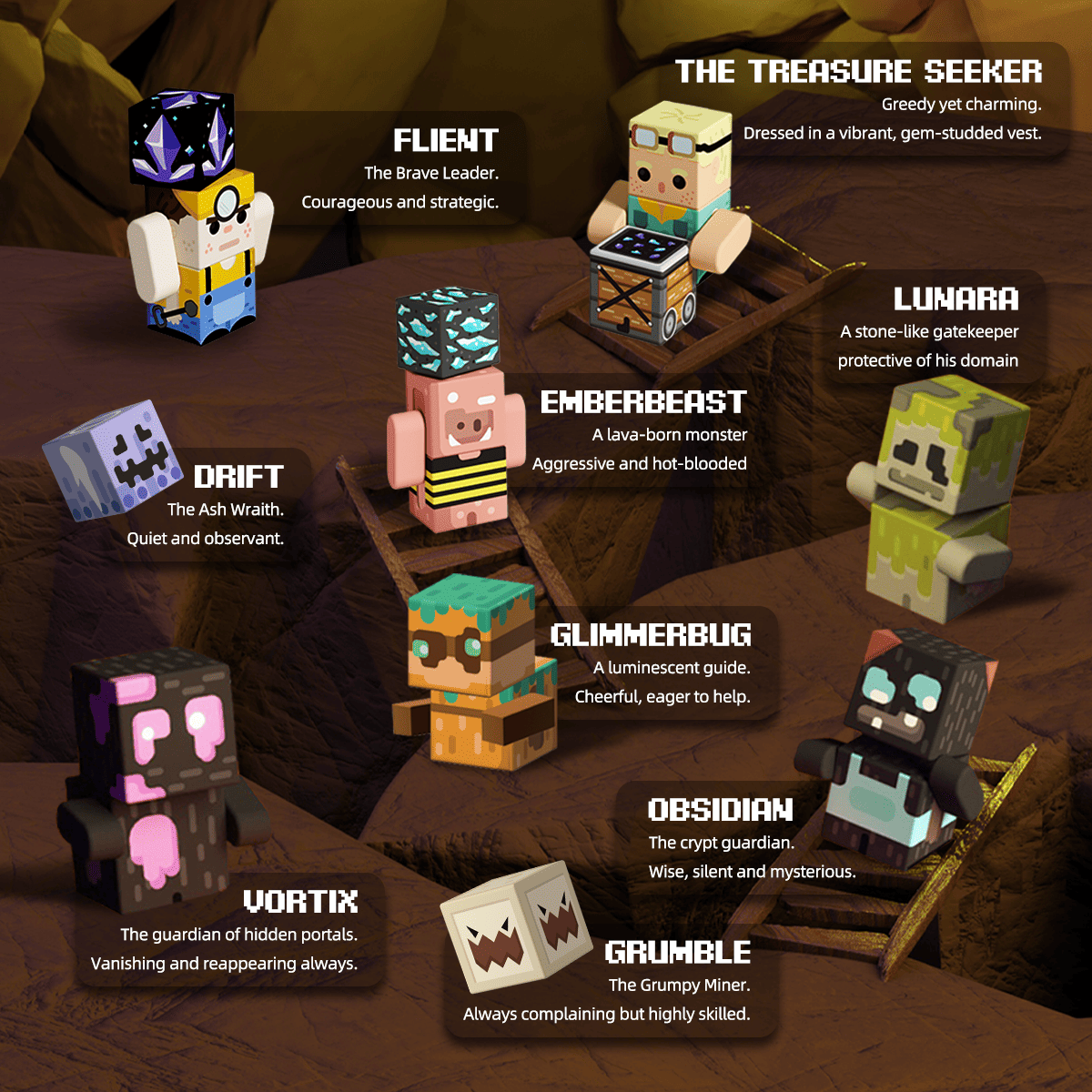 GobiDex Magnetic Building Cubes (Gemfire Hollow)