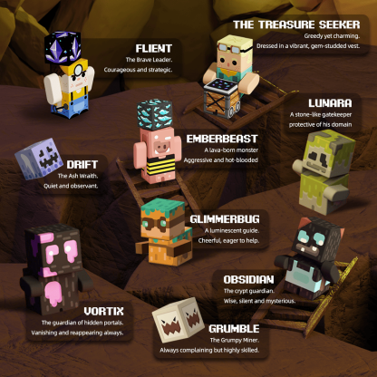 GobiDex Magnetic Building Cubes (Gemfire Hollow)