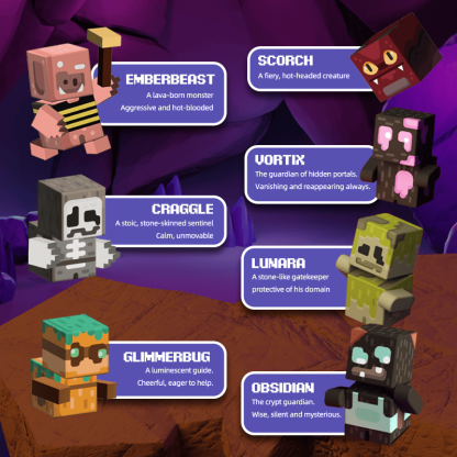 GobiDex Magnetic Building Cubes (Shadow Crypt)