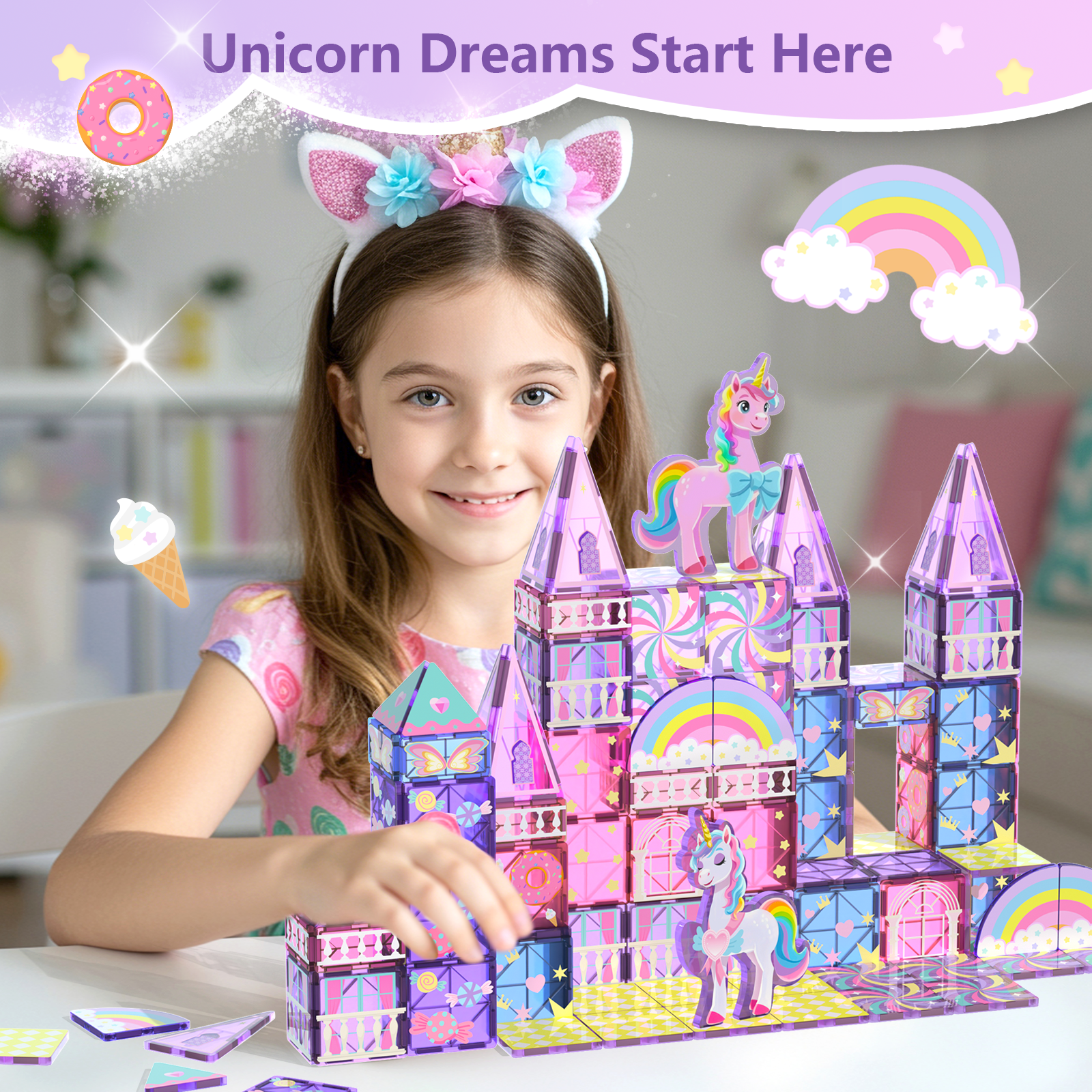 GobiDex Magnetic Tiles (Unicorn)