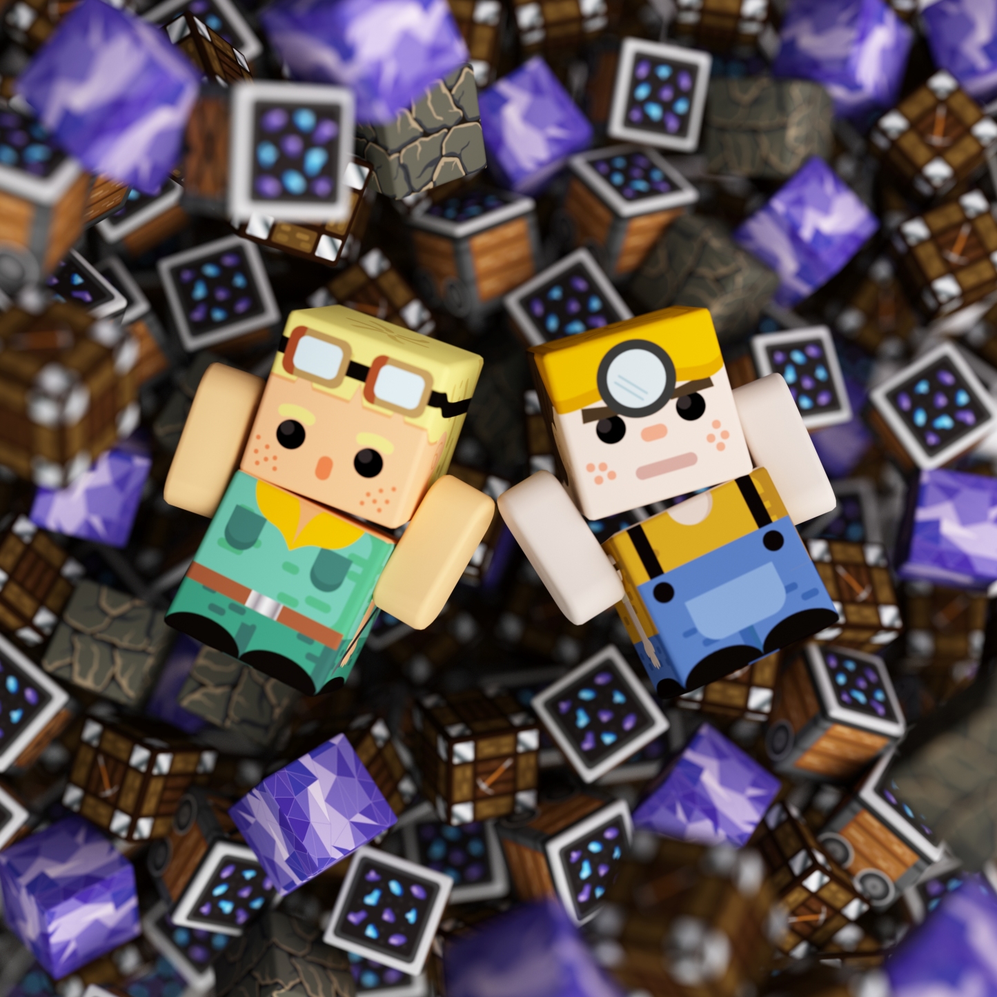 GobiDex Magnetic Building Cubes Mini (Gemfire Hollow)