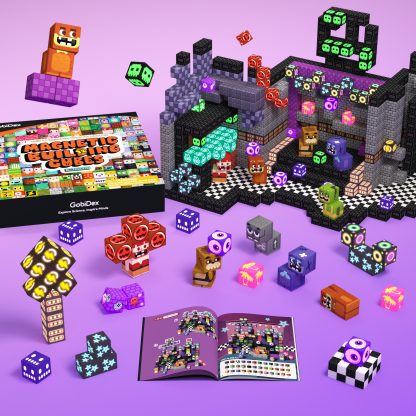 GobiDex Magnetic Building Cubes Mini (Midnight Madness)