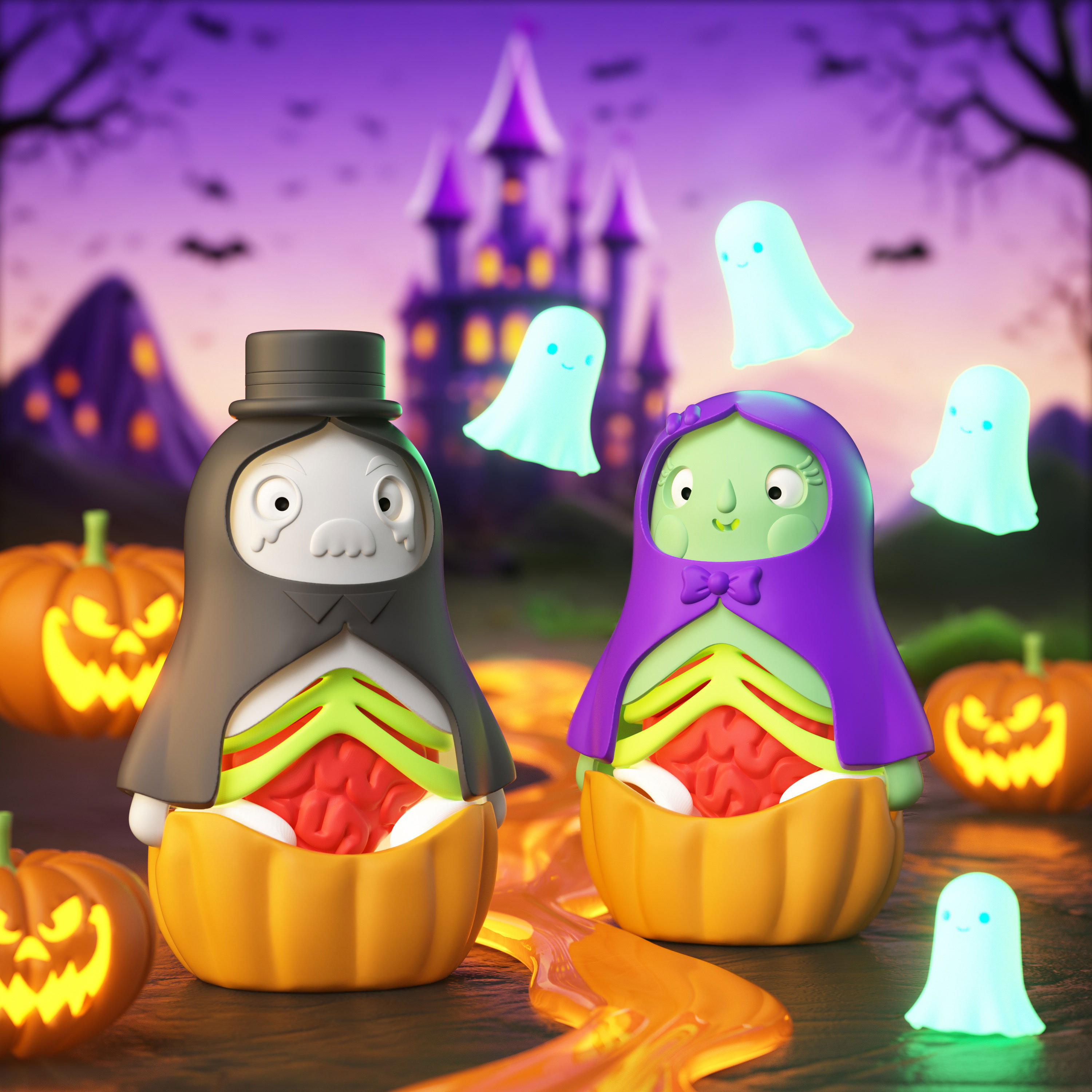 Nesting Doll Toys (Godfather & Witch)