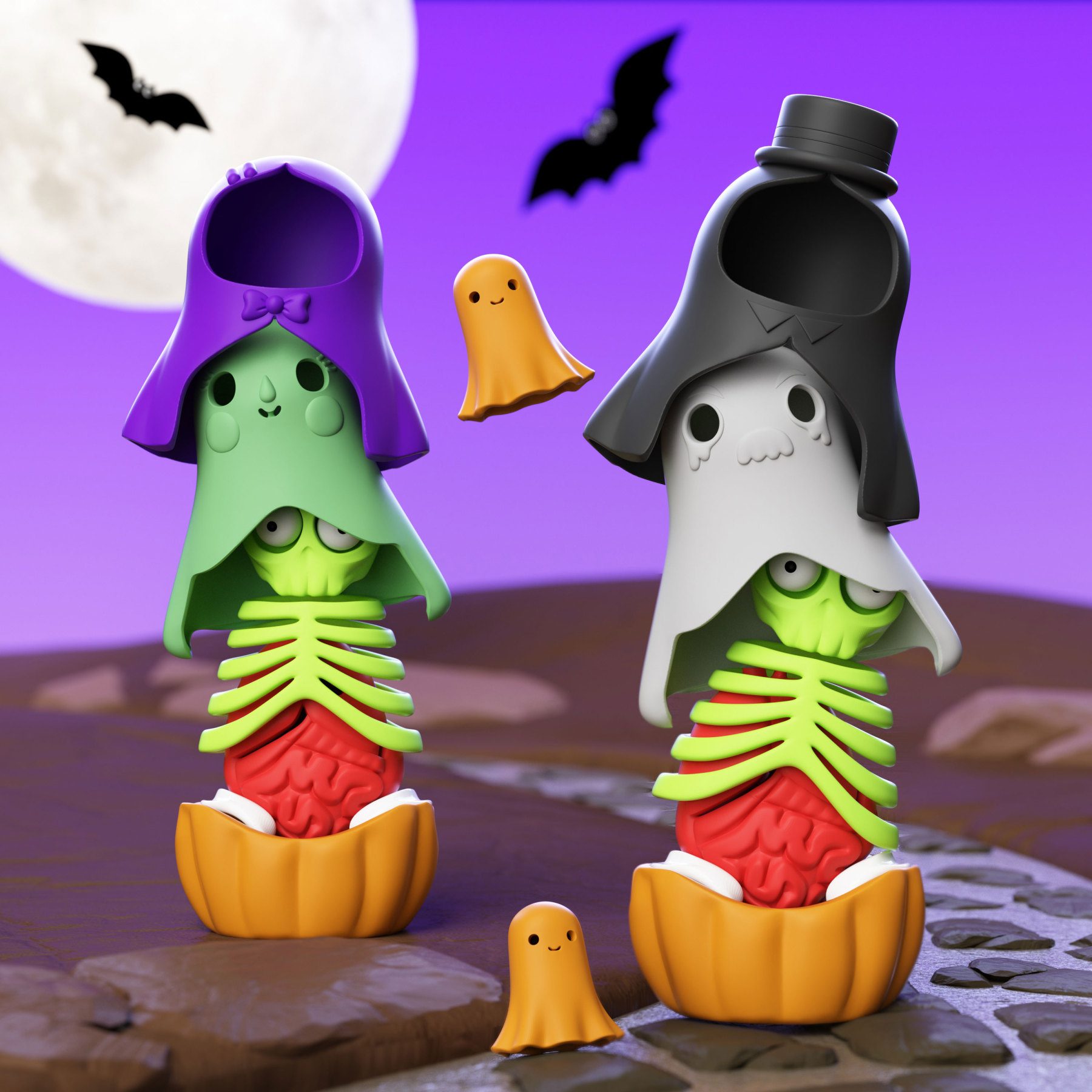 Nesting Doll Toys (Godfather & Witch)