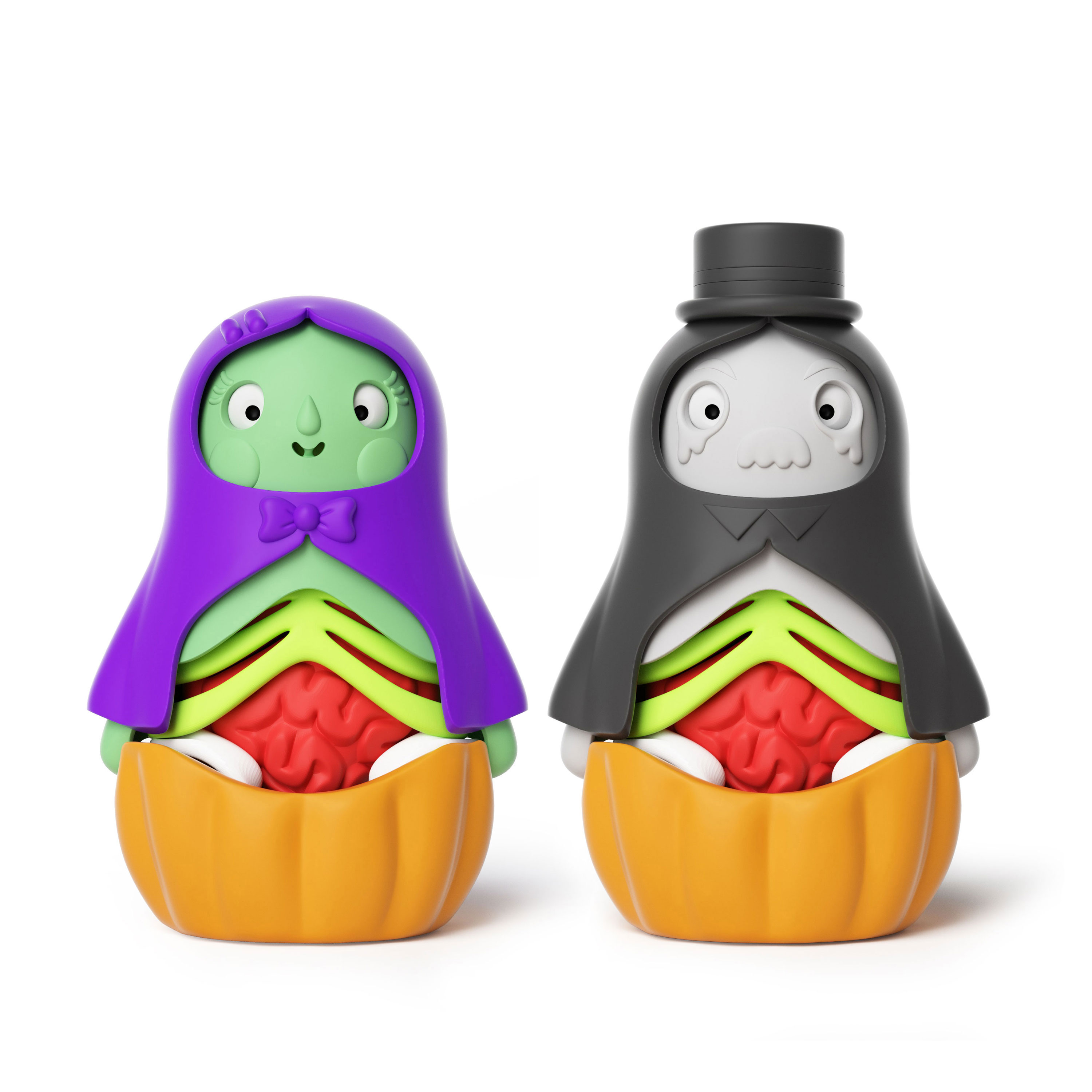 Nesting Doll Toys (Godfather & Witch)