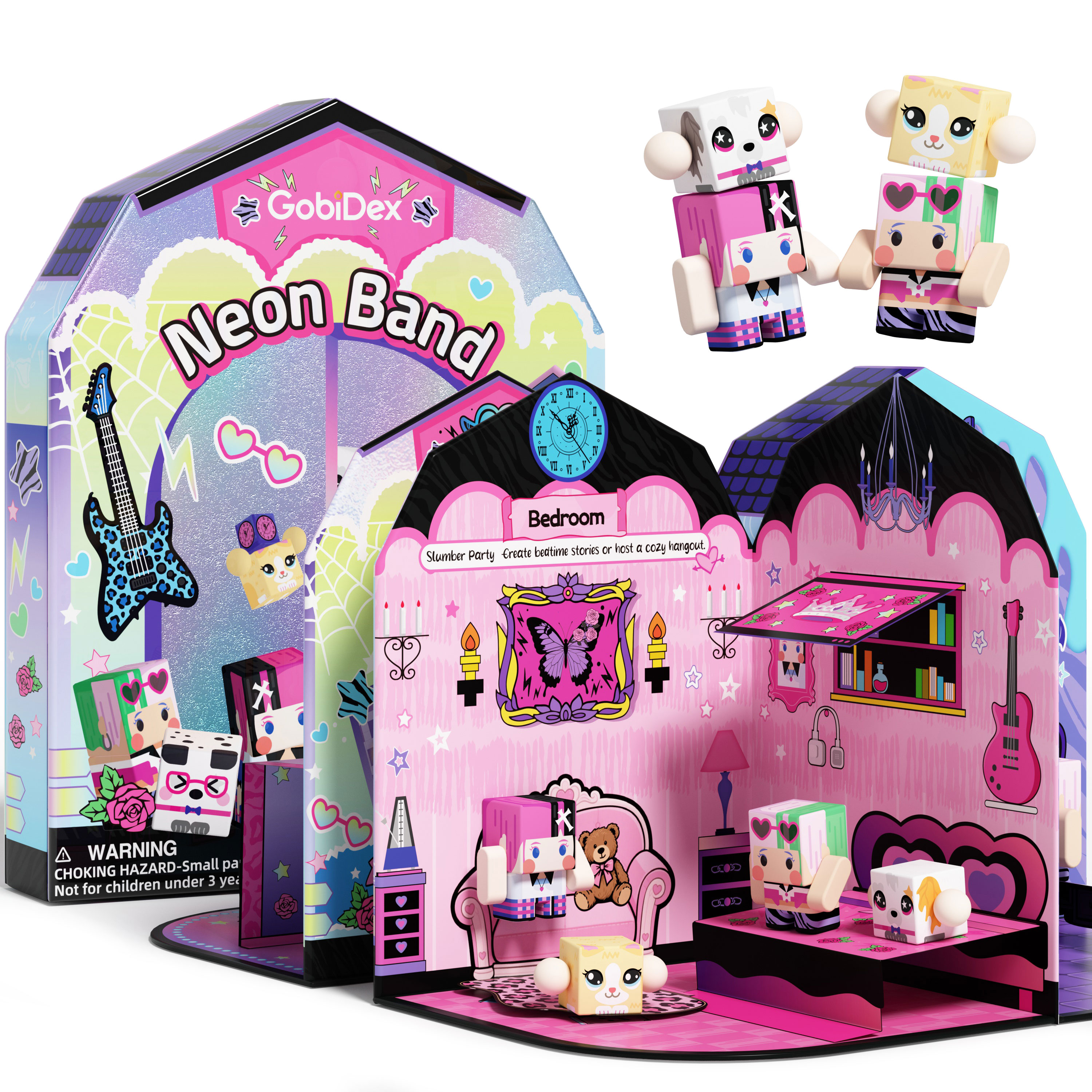GobiDex Dollhouse Playset (Neon Band)