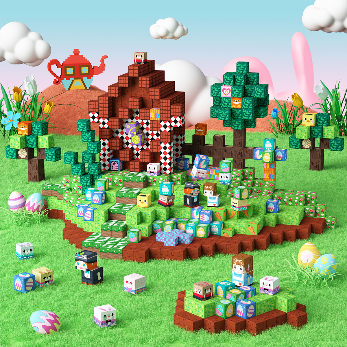 GobiDex Magnetic Building Cubes (Mystic Grove)