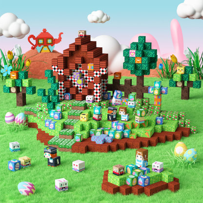 GobiDex Magnetic Building Cubes (Mystic Grove)