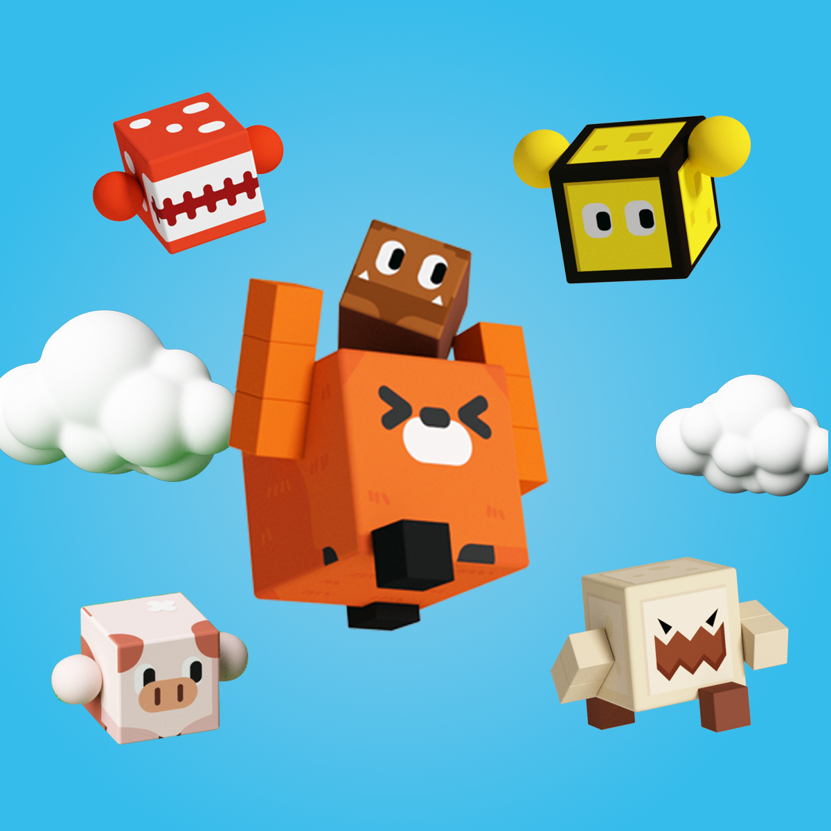 GobiDex Magnetic Building Cubes (Lumberjack)