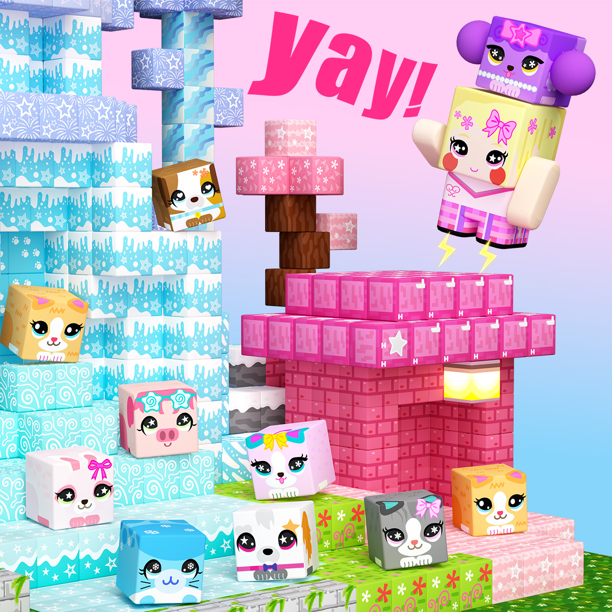 GobiDex Magnetic Building Cubes Mini (Elf)