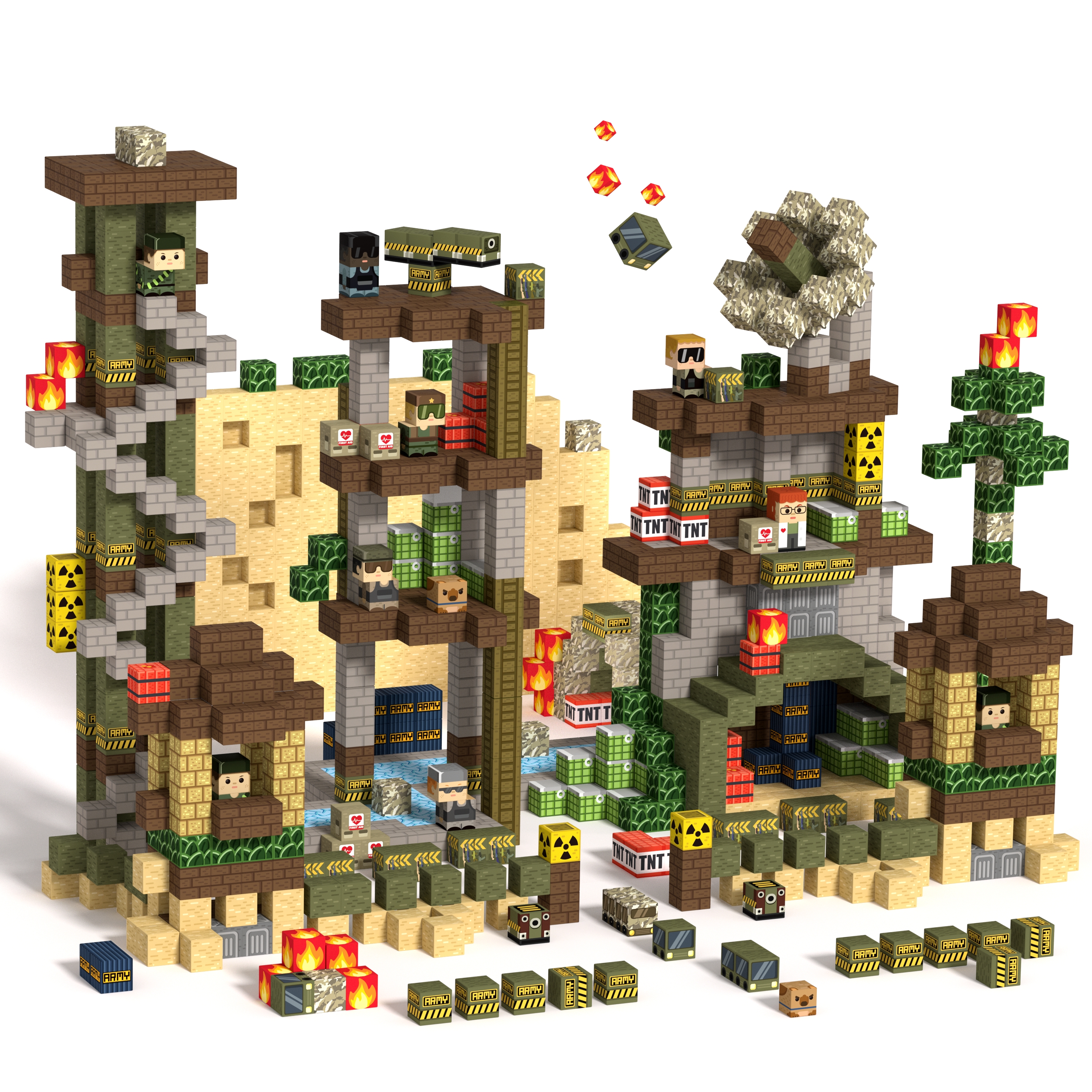 GobiDex Magnetic Building Cubes (Recon Base)