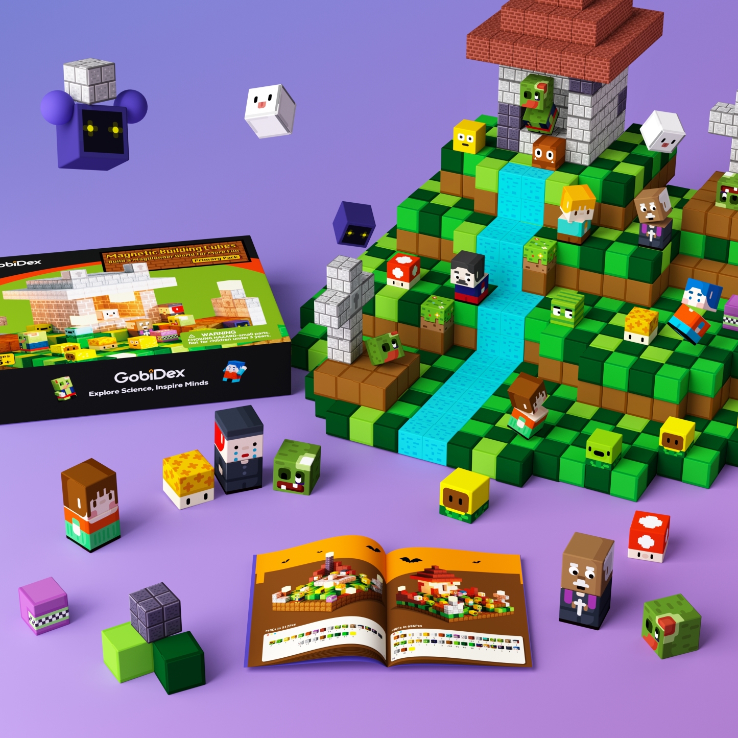 GobiDex Magnetic Building Cubes (ZomBlock) – GobiDexCubes