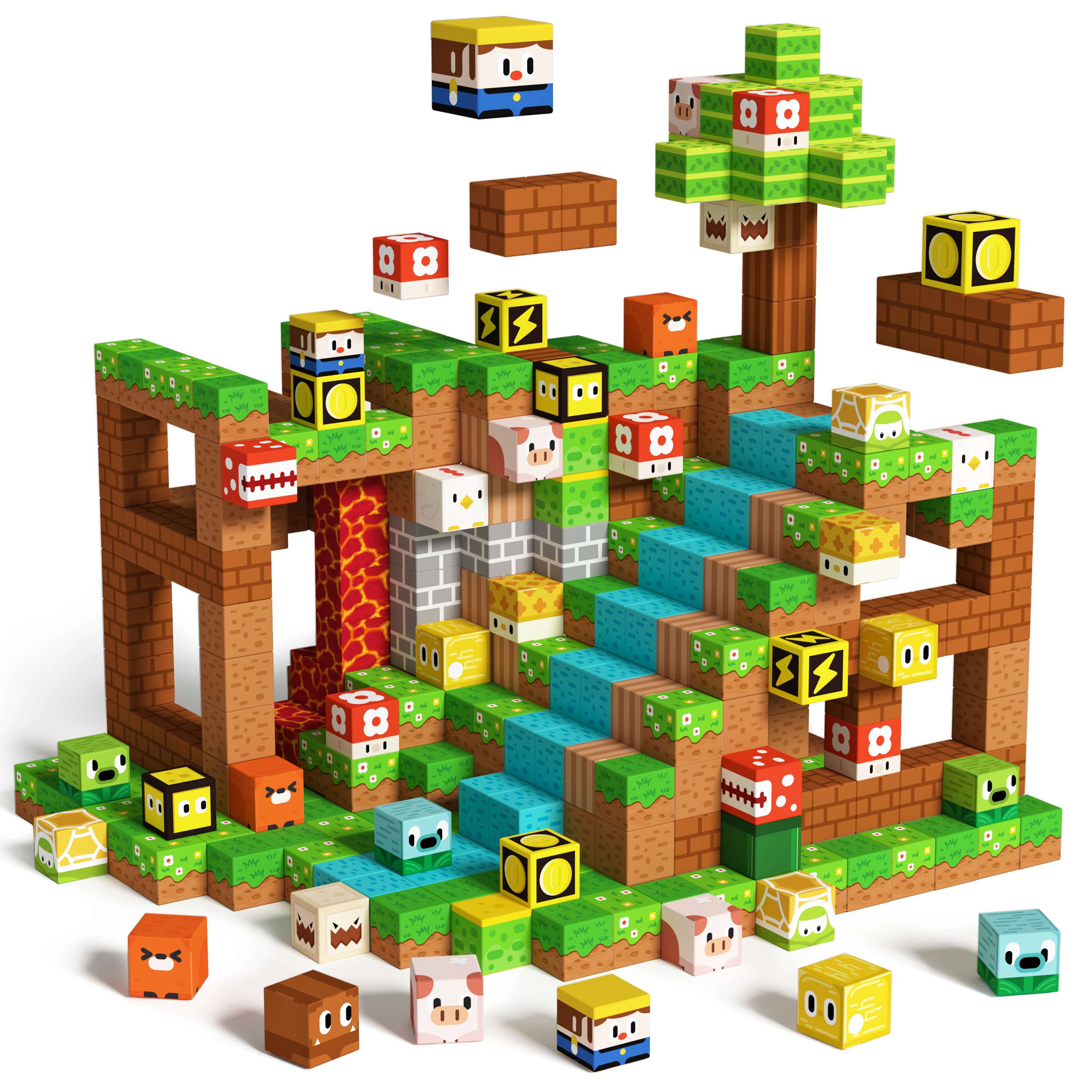 GobiDex Magnetic Building Cubes (Lumberjack) – GobiDexCubes