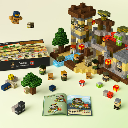 GobiDex Magnetic Building Cubes (Recon Base)