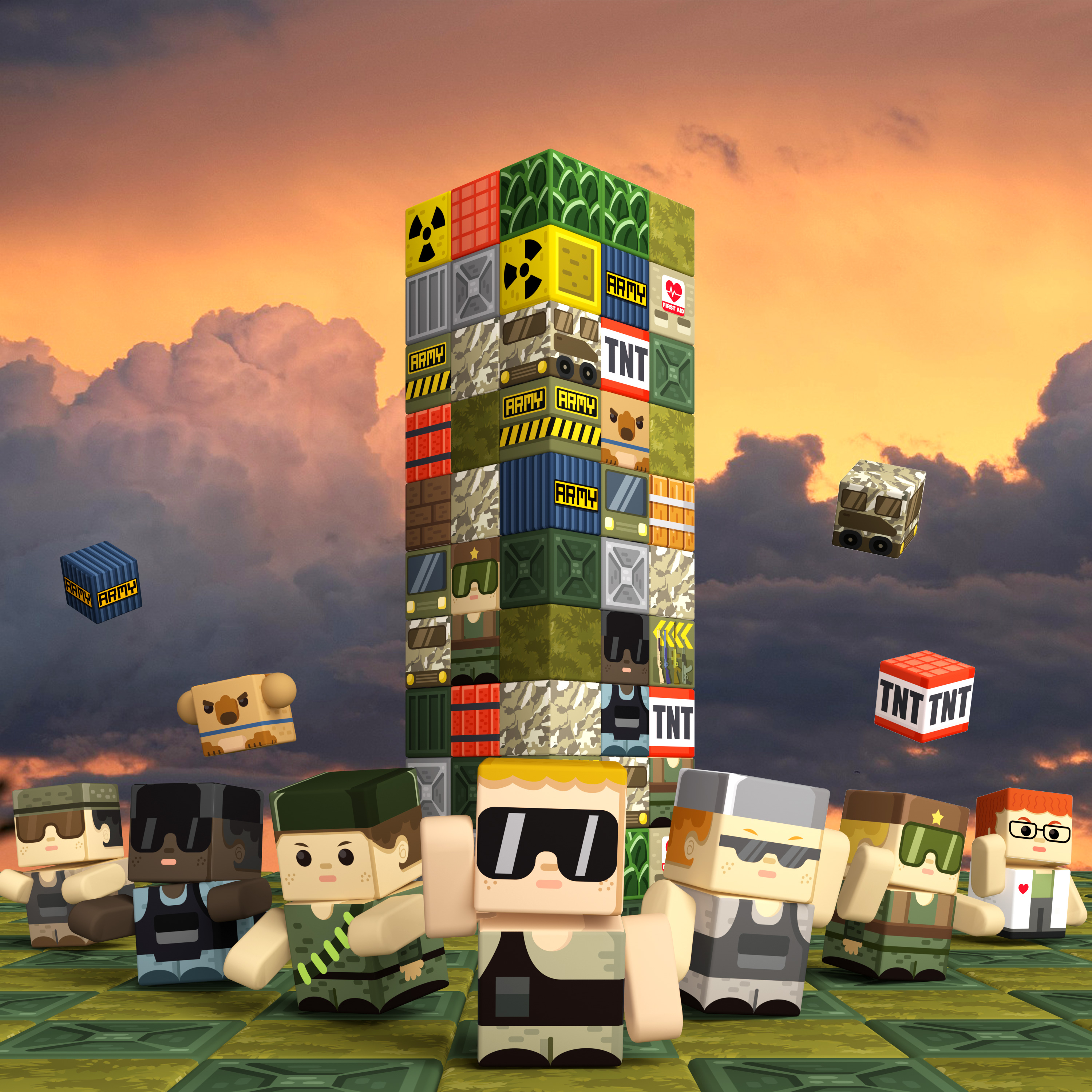 GobiDex Magnetic Building Cubes (Recon Base)