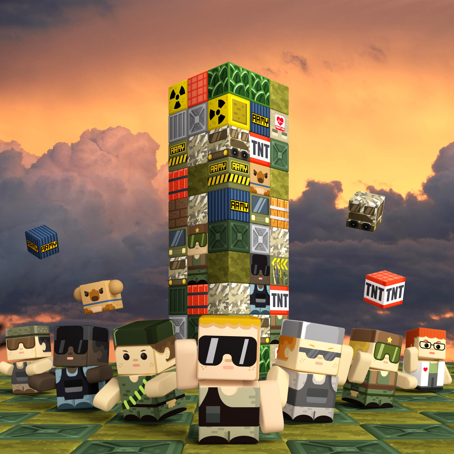 GobiDex Magnetic Building Cubes (Recon Base)