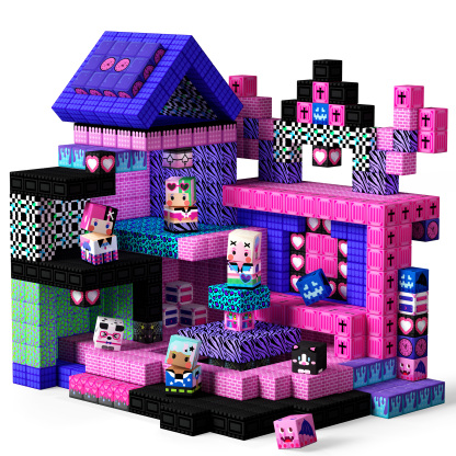 GobiDex Magnetic Building Cubes Mini (Band Stage)