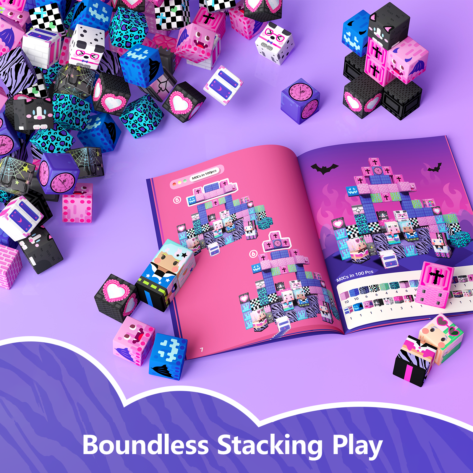 GobiDex Magnetic Building Cubes Mini (Band Stage)