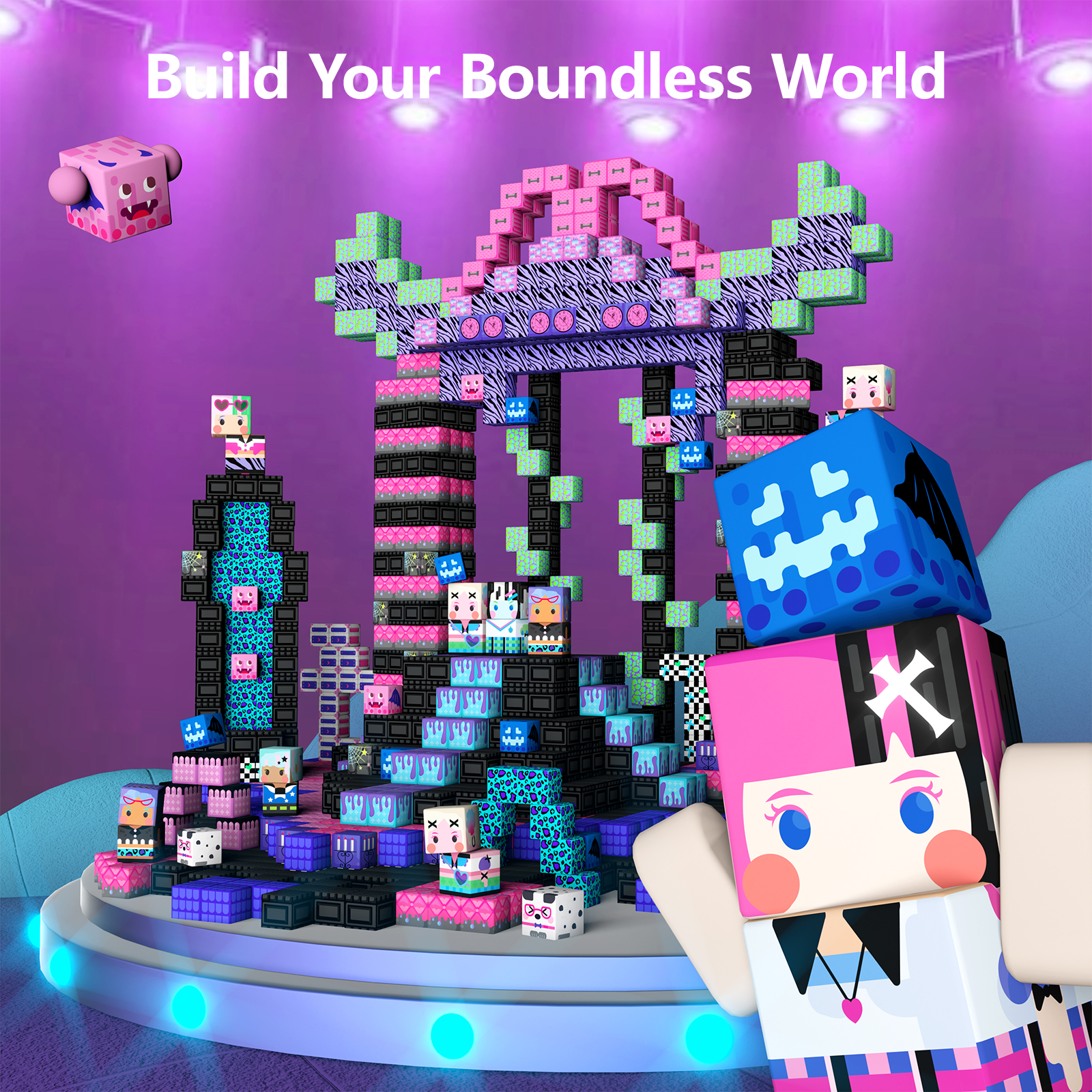 GobiDex Magnetic Building Cubes Mini (Band Stage)