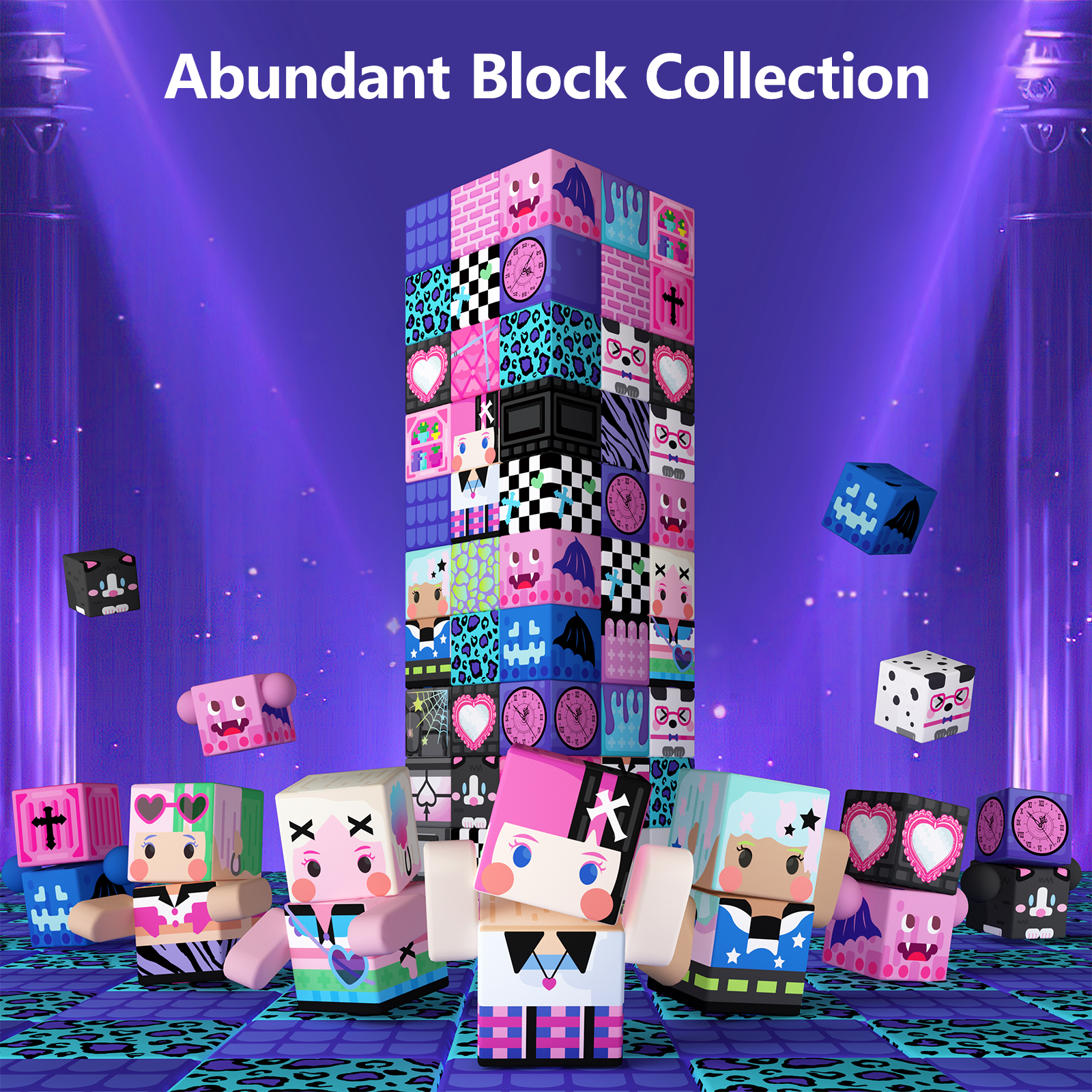 GobiDex Magnetic Building Cubes Mini (Band Stage)