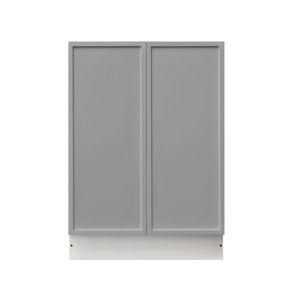 White Shaker Base Cabinet 2-Doors 1-Adjustable Shelf
