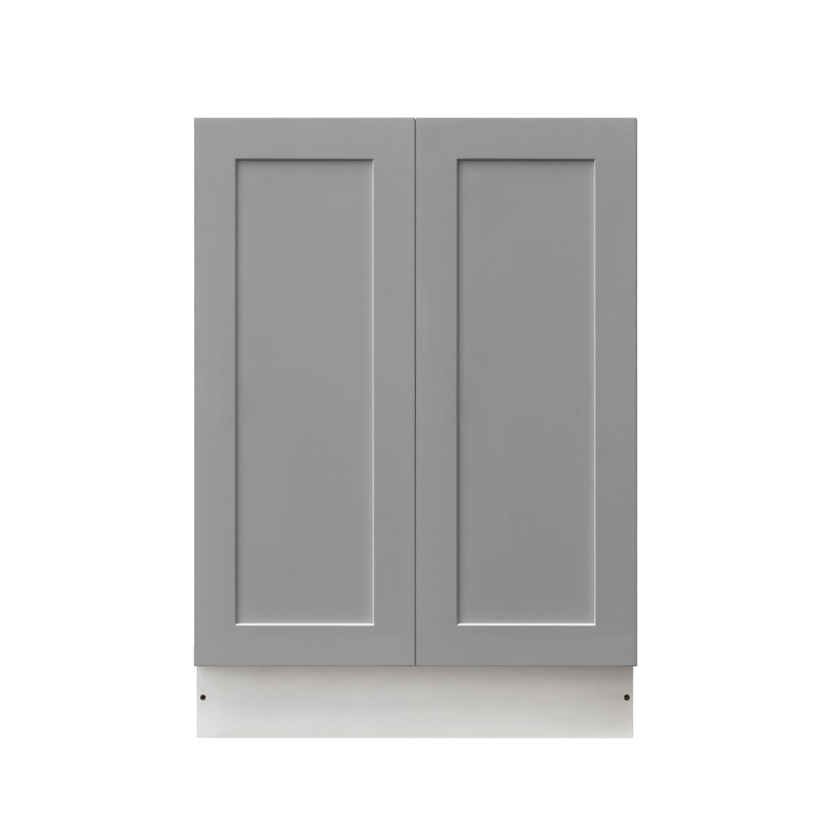 White Shaker Base Cabinet 2-Doors 1-Adjustable Shelf