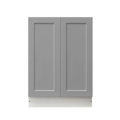 White Shaker Base Cabinet 2-Doors 1-Adjustable Shelf