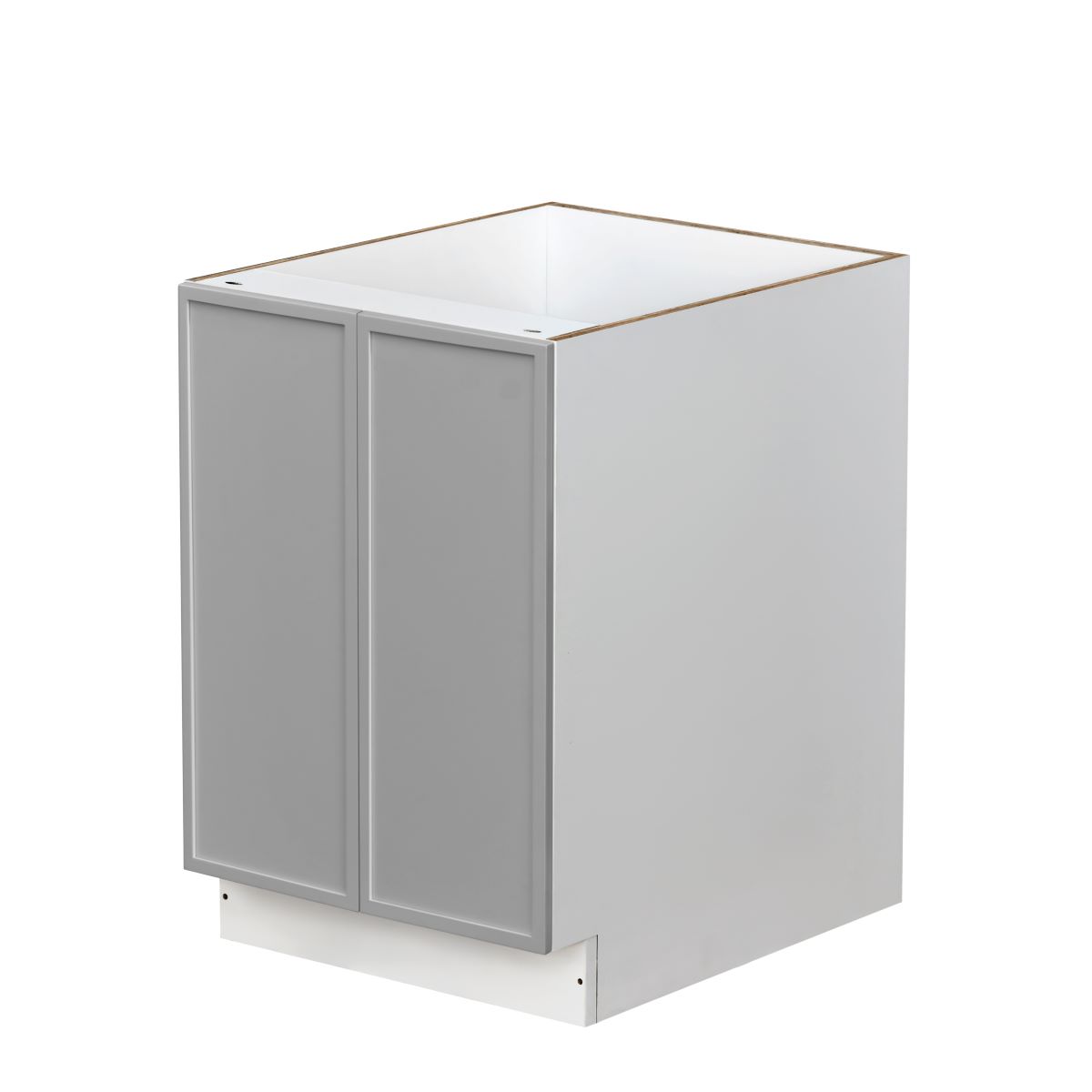 White Shaker Base Cabinet 2-Doors 1-Adjustable Shelf