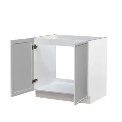 White Shaker Base Cabinet 2-Doors