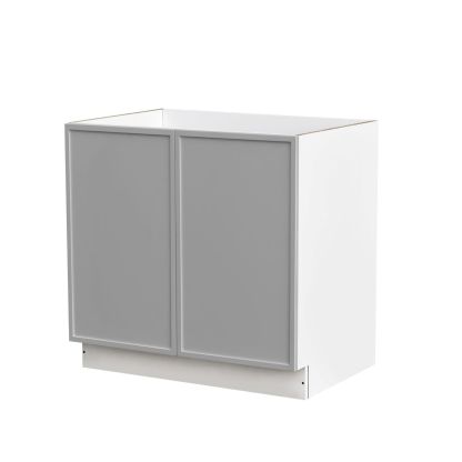 White Shaker Base Cabinet 2-Doors