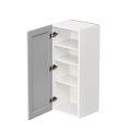Mallorca Dolphin Gray Shaker - 15"W × 36"H Standard Wall Cabinet