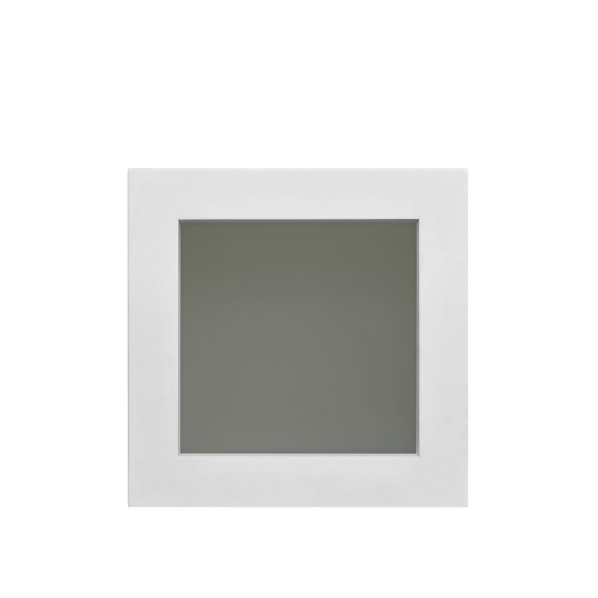 White Shaker Glass Door Cabinet 1-Door