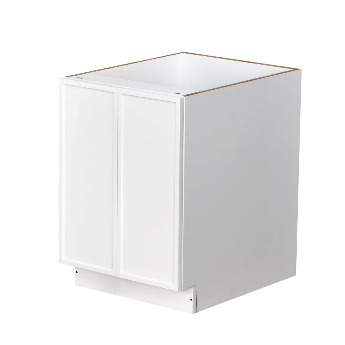White Shaker Base Cabinet 2-Doors 1-Adjustable Shelf