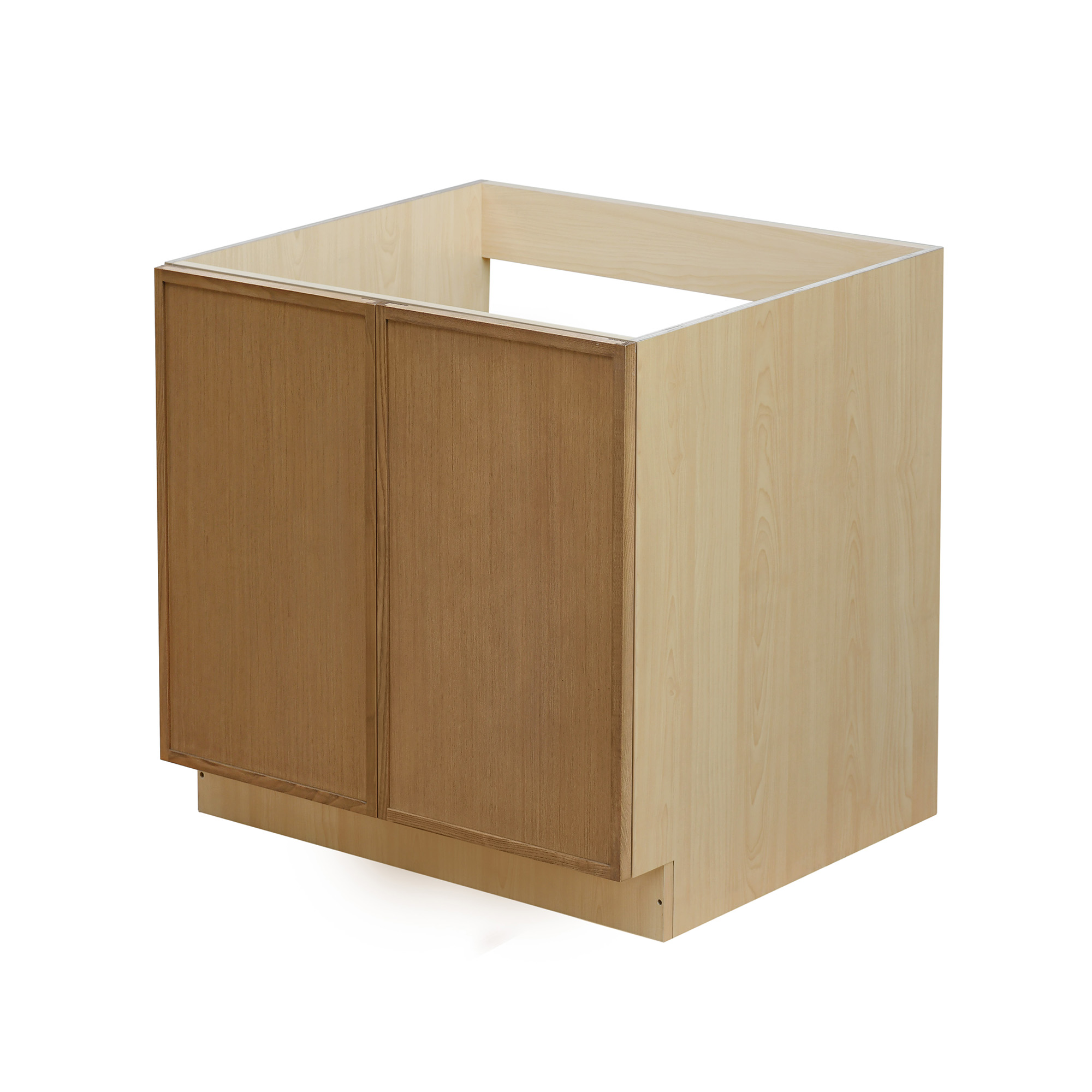 Shady Slim Oak Shaker - 36"W Full-Height Base Cabinet