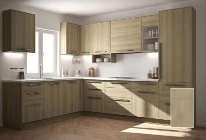 Irena Collection Woodgrains Shaker (Frameless) Sample Door
