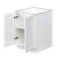 Mallorca White Shaker - 24"W Full-Height Base Cabinet