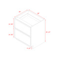 Shady Slim White Shaker - 30"W Base Cabinet
