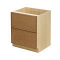 Shady Slim Oak - 30"W Drawer Base Cabinet 2-Drawers