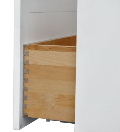 White Shaker Base Cabinet 2-Drawers