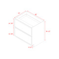 Shady Slim White Shaker - 36"W Base Cabinet