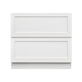 White Shaker - 39"W Drawer Base Cabinet 2-Drawers