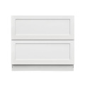White Shaker - 42"W Drawer Base Cabinet 2-Drawers