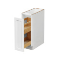 Mallorca White Shaker - 09"W Spice Pull-Out Rack Base Cabinet