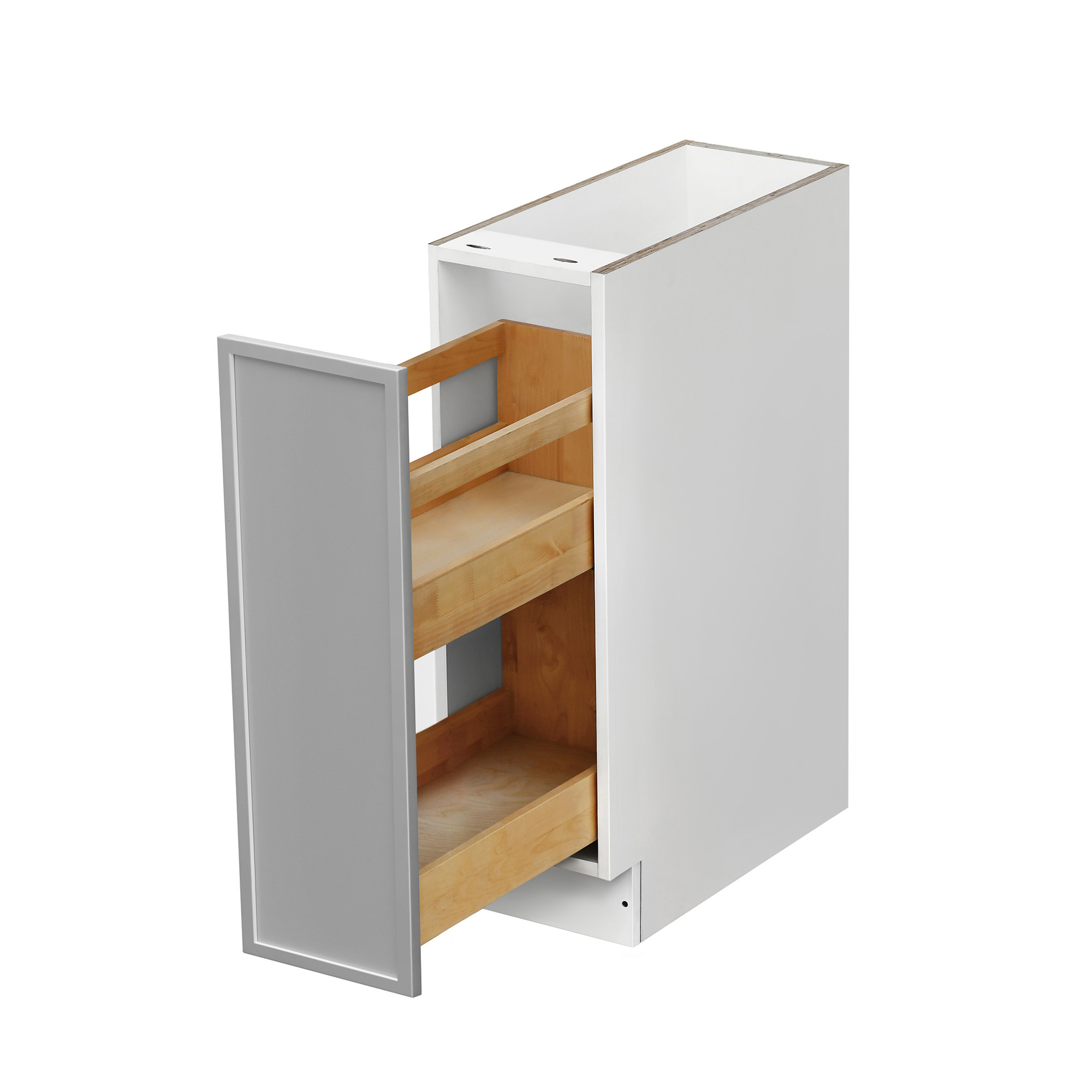 Shady Slim Gray Shaker - 9"W Base Cabinet
