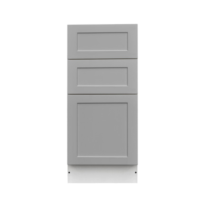 Mallroca Dolphin Gray Shaker - 12"W Drawer Base Cabinet